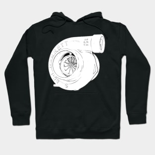 Turbocharger Wireframe Hoodie